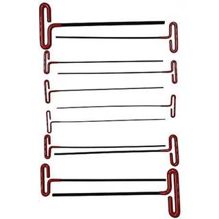 Eklind 53211 Pushion Grip Hex T-Key Allen Wrench-11pc S?t SAE Inch St?rrelser 5/64-3/8 12in-serien