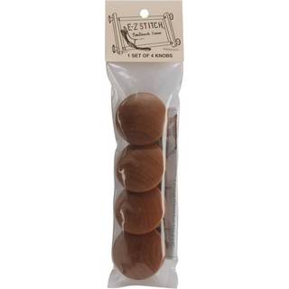 American Dream Products Oak Frame Knaps 4-Pack (K001) Brown