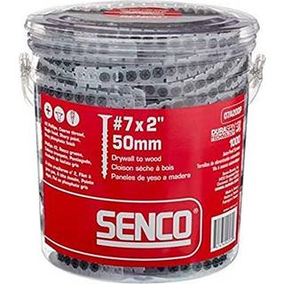 SENCO 06B125P DURASPIN Skrue nummer 6 med 1-1/4-tommer gipsv?gskrue-lysst?l (1 000 pr. Boks)