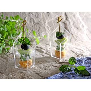 250 stk Bambus Cocktailpinde - Fingerfood Picks "Knot" Natur 6 cm