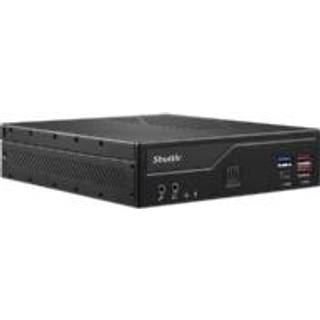 Shuttle Slim PC DH670V2 , S1700, 2x HDMI, 2x DP , 2x 2.5G LAN, 2x COM, 8x USB, 1x 2.5", 2x M.2, 24/7 permanent operation, incl. VESA