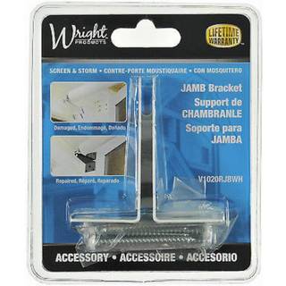 Wright -produkter v1020rjbwh v1020rjbwhrepair hvid reparation jamb -beslag