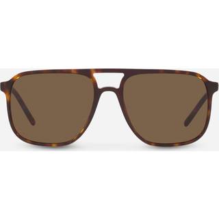 Dolce & Gabbana DG4423F Asian Fit 502/73 58 Solbriller Mænd Tortoiseshell - Dark Tortoise - 58mm