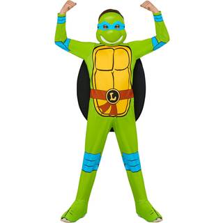 TMNT Leonardo Boys Costume Jumpsuit og Mask Large
