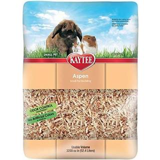 Kaytee Small Animal Hardwood Aspen Sengding til Pet Guinea Pigs Rabbits Hamsters Gerbils and Chinchillas 54,2 liter Brown