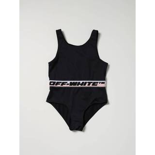 Off-White Kids Logo swimsuit - black - Y 6