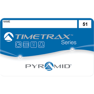 Pyramid Time Systems Trax 41304 Swipe Cards (51-100) til TTEZ TTEZEK PSDLAUBKK TTPRO TTMOBILE FASTTIME 8000 & 9000 TIME CLOCK SYSTEMS 50/PK. Magn