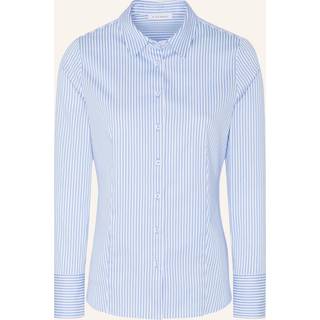 shirt-blouse in blue striped