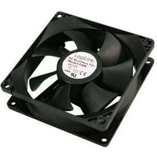 LogiLink PC case cooler 120 x 120 x 25 mm black - Kabinet køler - 120mm