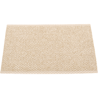 Pappelina, Svea tæppe 70x50 cm beige / champagne metallic