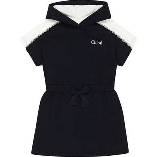 ChloÃ© Kids Cotton jersey sweater dress - blue - Y 8