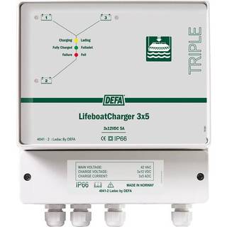 DEFA LIFEBOATCHARGER 42VAC 12V 3X5A