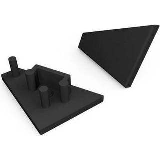 Endestykke CORNER10 GEN2 - Sort