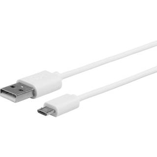 eStuff MicroUSB Cable 1m hvid