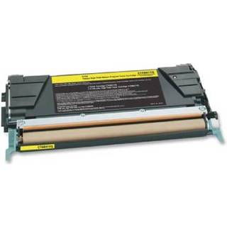 Kompatibel toner Lexmark C746 / C748 - C746A1YG gul 7000 sider