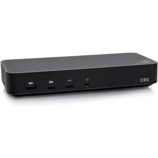 C2G Dual 4k USB A and USB C Hybrid Dock 130w