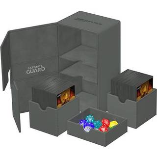 Ultimate Guard Twin Flip`n`Tray 200+ XenoSkin Monocolor Grey