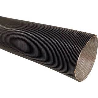 Varmluftsslange, 75 mm (2 61/64"), 5 meter, sort