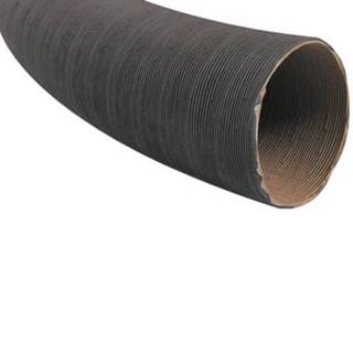Varmluftsslange, 75 mm (2 61/64"), 1 meter, sort