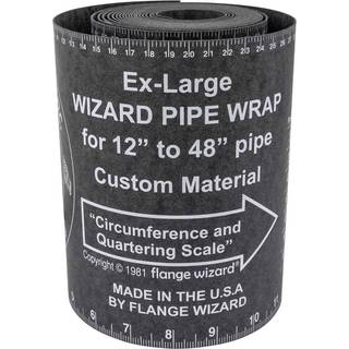 DIESELLA FLANGE WIZARD Wrap-Around WW-19 Extra-Large for 12"-48" rør (180" Længde / 7" Bredde)
