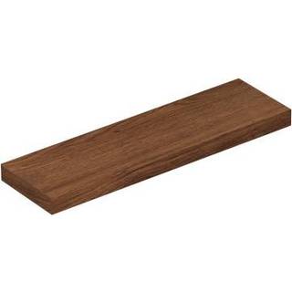 Scanbad Luna svævehylde 50x15x3 cm - brun eg