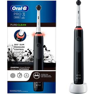 Oral-B Pro 3 3000 El-tandbørste PureClean Black