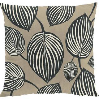Arvidssons Textil Lyckans blad pudebetræk 45x45 cm Grå