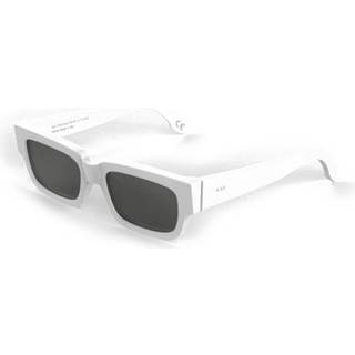 Retrosuperfuture Unisex HIG Roma White Solbriller Acetat Hvid Grå Firkantet Normal