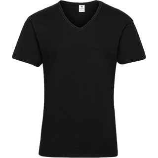 T-shirt "v-neck" | 100% økologisk bomuld | Sort
