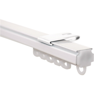 Gardinskinne U-skinne 150 cm - Hvid