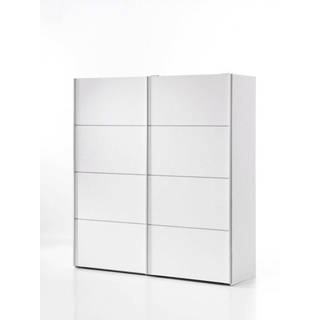 Veto klædeskab 2 dørs inkl. 3 løse hylder, bredde 182 cm, hvid.