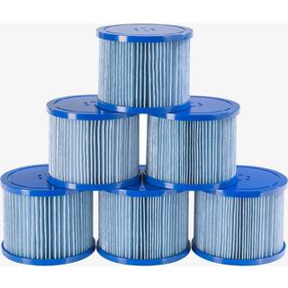 Arebos® Whirlpool Spa Pool Tilbehør - Antimikrobielle filtre til oppustelige pools - 6 stk.