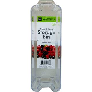 Kole importerer tynd k?leskab & pantry bin 12.75 """" x 4.2 """" x 3.9 """" Clear