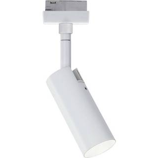 Paulmann URail Tubo spot 3-step-dim 4.000 K hvidt Tubo, dæmpbar, Hvid/opal, Stue/spisestue, Metal, Moderne