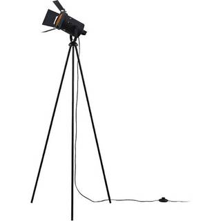 Trebenet gulvlampe Devon i sort