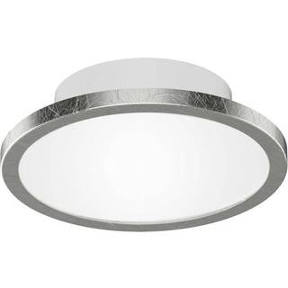 LIGHTME LED-loftslampe Aqua Ø14,7 cm sølvblad