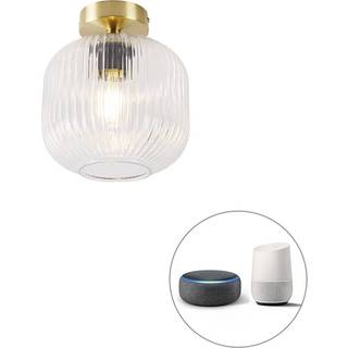 Smart loftslampe messing inkl. Wifi A60 - Karel