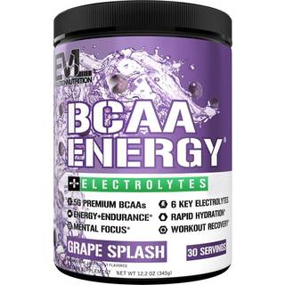 EVLution Nutrition - BCAA Energy + Elektrolytter, Grape Splash - 345g