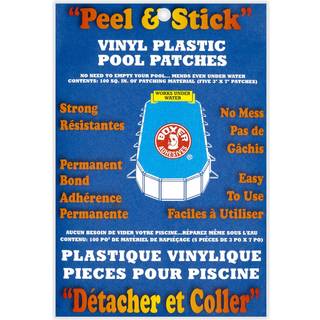 Boxer -klæbemidler skræl og stick vinyl plastpulje patch