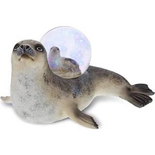 Cota Global Seal Snow Globe - Sparkly Water Globe figur med mousserende glitter Samlicitet Nyhed Ornament til boligindretning til f?dselsdage jul