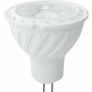 V-Tac 6,5W LED spotpære - Samsung LED chip, 12V, MR16 / GU5.3 - Dæmpbar : Ikke dæmpbar, Kulør : Varm