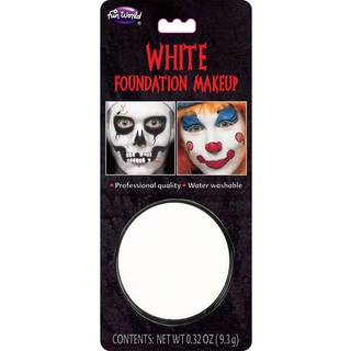 Halloween Basis Make up-weiss