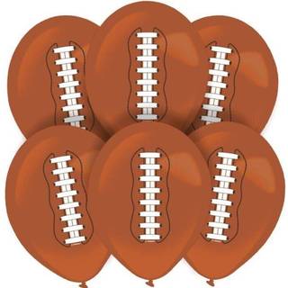 Touchdown latex balloner, 6 stk