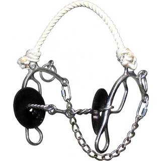 Circle Y Reinsman Josey Tear Drop 3-delt kombination af bit til hest 5 """" mund reb n?se scene b en st?rrelse