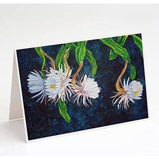 Natblomstring Cereus af Ferris Hotard lykønskningskort og konvolutter Pack of 8