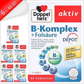 Doppelherz Aktivt B-kompleks + folinsyre minitabletter 2697.08 DKK/1 kg