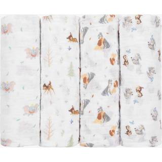 Aden + Anais aden + anais Animal Essentials 100% Cotton Muslin Blanket 4 Pack