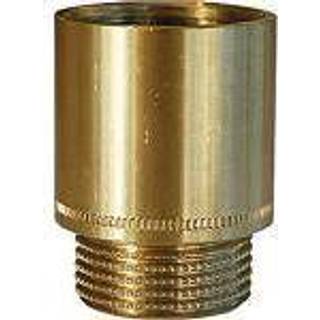 haneforlænger 3/8'' x 15 mm, muffe/nippel, rå messing