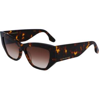 Victoria Beckham Kvinde VB645S 234 Solbriller Acetat Brun Brun Geometrisk Normal Fotokromatisk