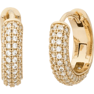kate spade new york kate spade new york 'Brilliant Statements' Pave Huggie Earrings